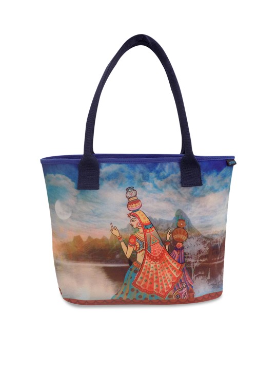 Multicoloured Printed Shoulder Bag