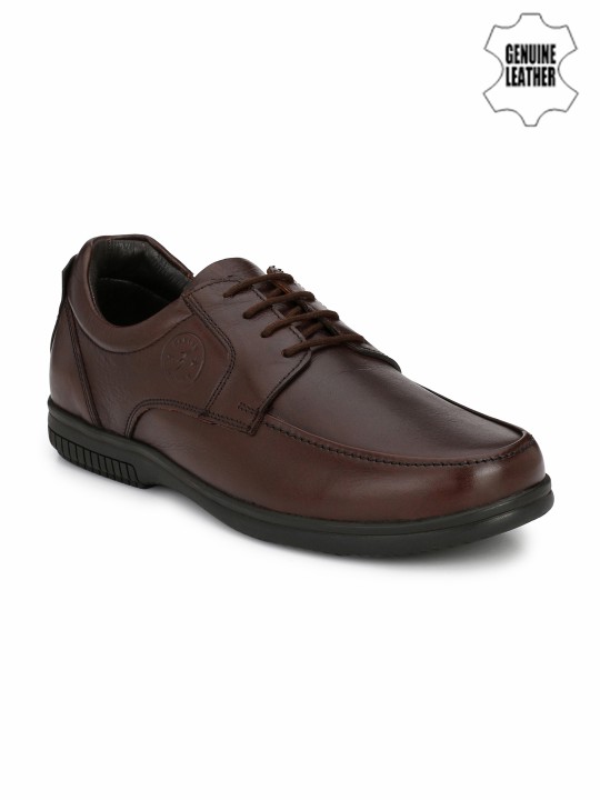 Men's Brown Leather Formal Derbys 6