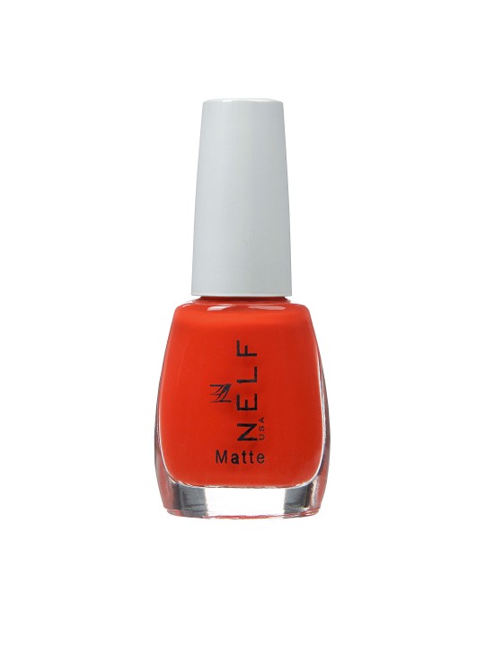Orange Red Matte Nail Polish SM02