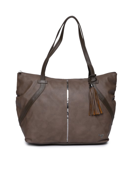 Olive Green Solid Shoulder Bag