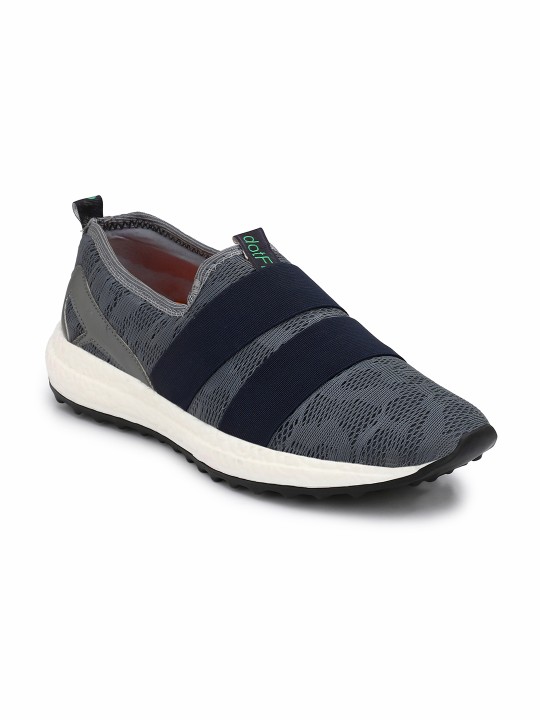 Men Grey Running Shoes 6