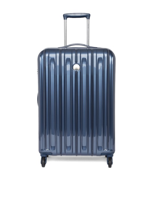 Unisex Navy Blue AIR LONGITUDE 2 Medium Trolley Suitcase