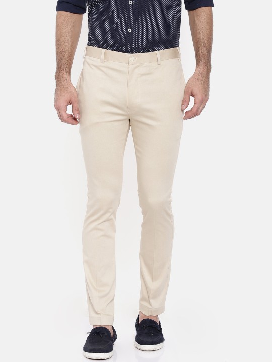 skinny cream chinos