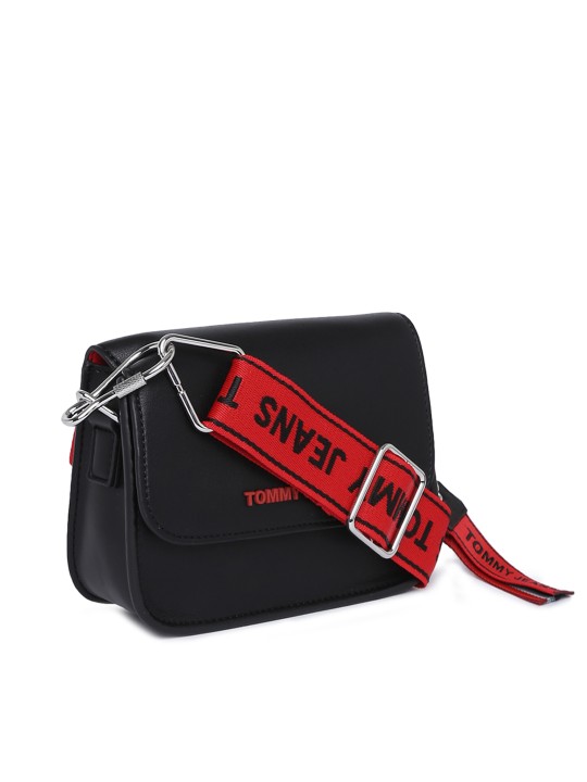 tommy hilfiger black sling bag