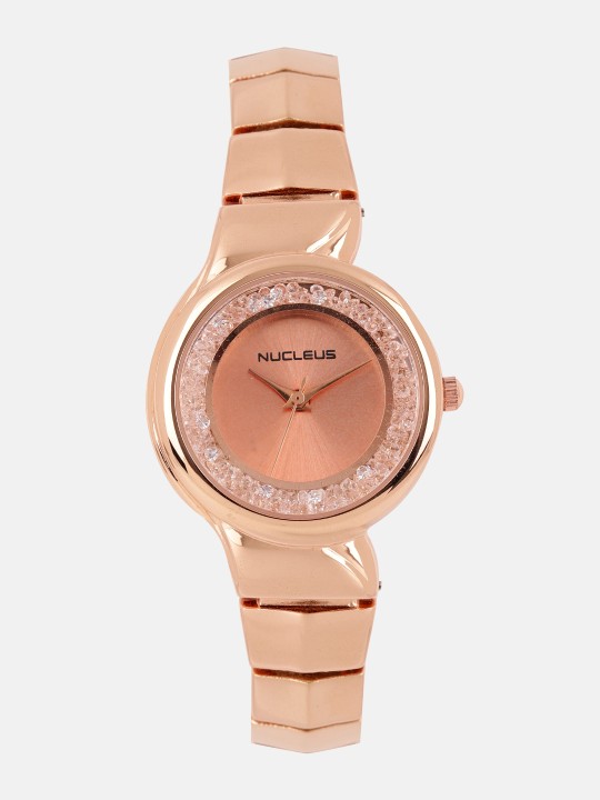 Women Rose Gold Analogue Watch SK7