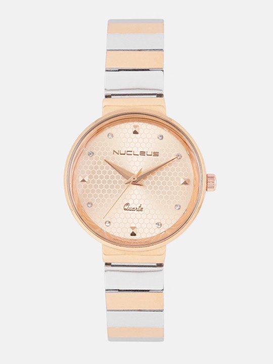 Women Rose Gold Analogue Watch T3