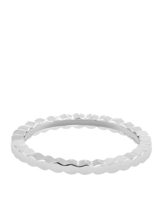 Women Rhodium-Plated Silver-Toned Handcrafted Ring 5