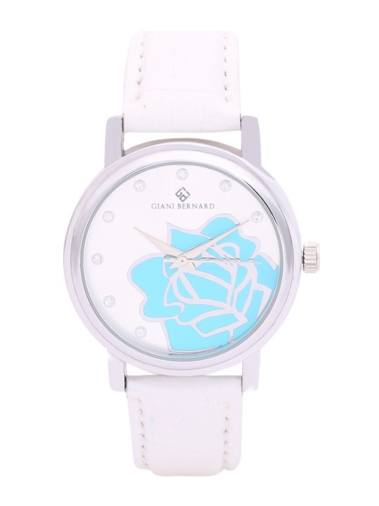 Women White & Blue Analogue Watch GBL-03CX