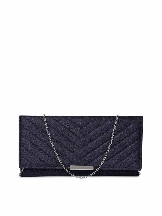 accessorize navy clutch
