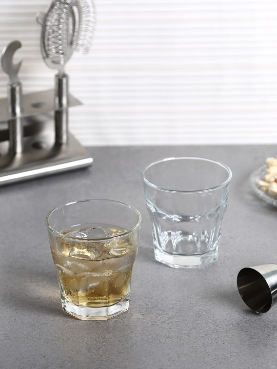 Set of 6 Transparent Marocco Whisky glass 230ml