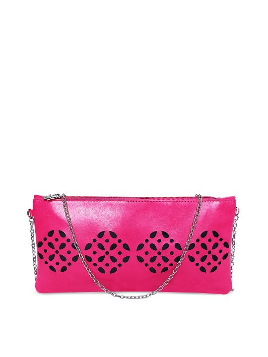 Pink Solid Clutch