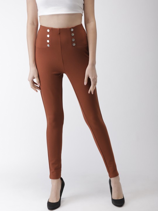 Women Brown Treggings 25