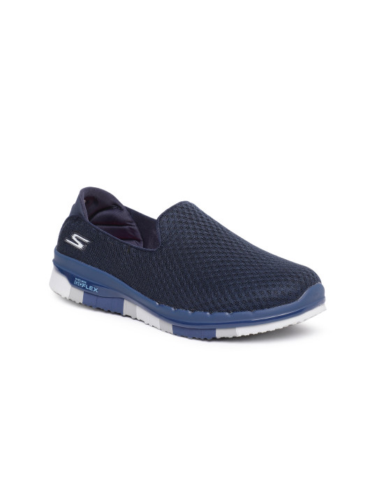 Women Navy Blue GO FLEX-ZONE Walking Shoes 6