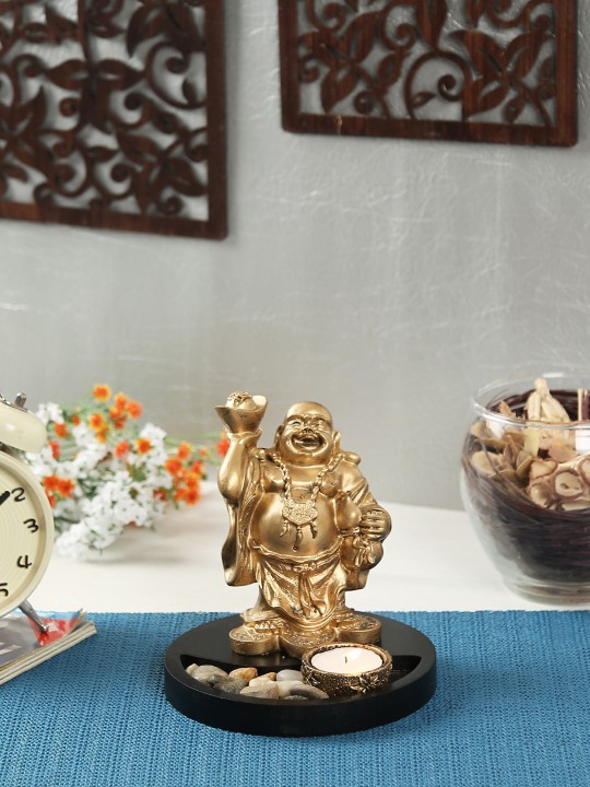 Bronze-Toned Candle Holder Set