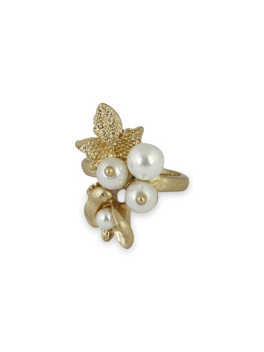 Women Gold-Toned Studded Ring