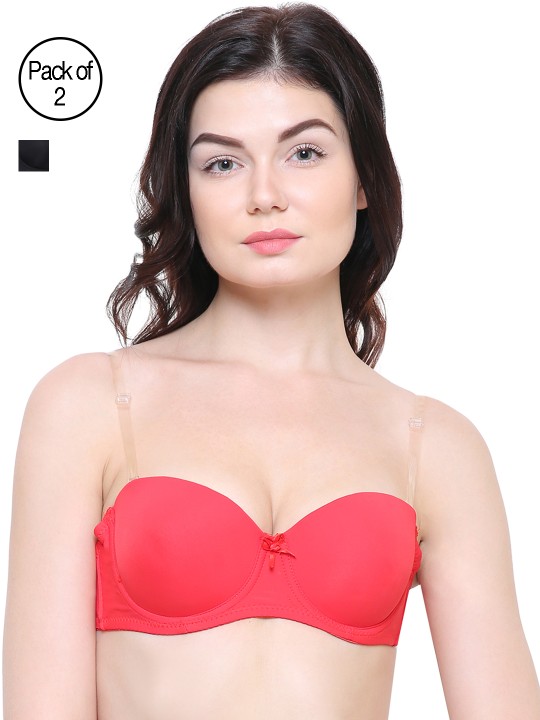 Buy Pack Of 2 Push-Up Bras O-990-01-03 32C Online at