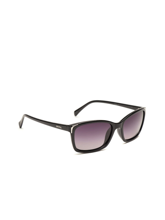 INVU Men Rectangle Sunglasses with Polarised and UV Protected Lens