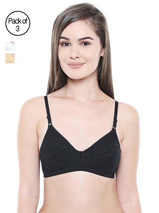 Bodycare Women Pack of 3 Everyday Bras E5509BSW