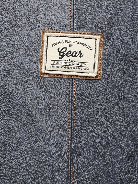 unisex navy blue solid backpack