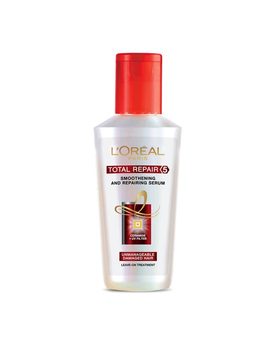 Loreal Paris Serum, For Damaged and Weak Hair, With Pro-Keratin + Ceramide, Total Repair 5