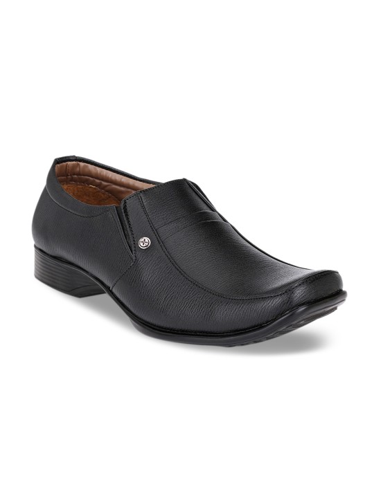 Men Black Formal Slip-On Shoes 11