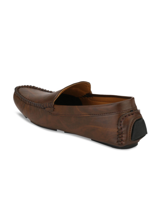men brown loafers