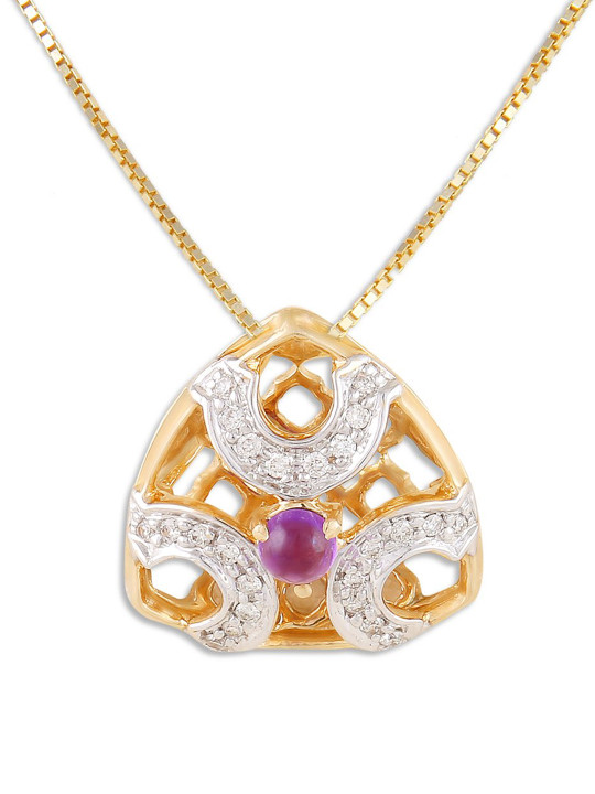 Amethyst Pendant Tanishq 2025
