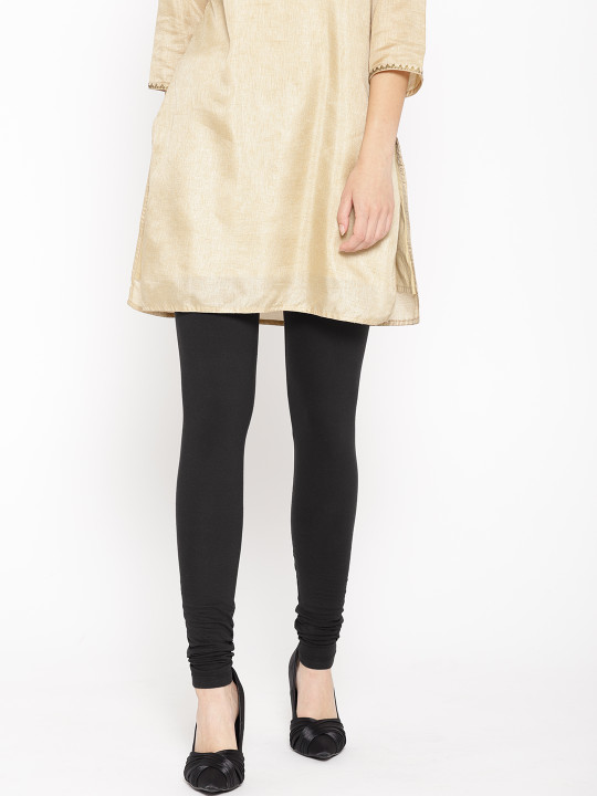 AURELIA Solid Cotton Leggings