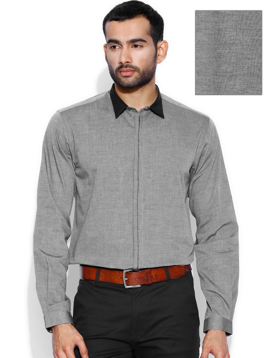 Wills Clublife by Dark Grey Formal Shirt 42