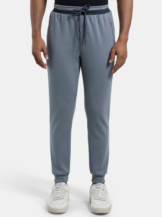 Jockey Combed Cotton Rich Pique Slim Fit Jogger with Zipper Pockets-AM05