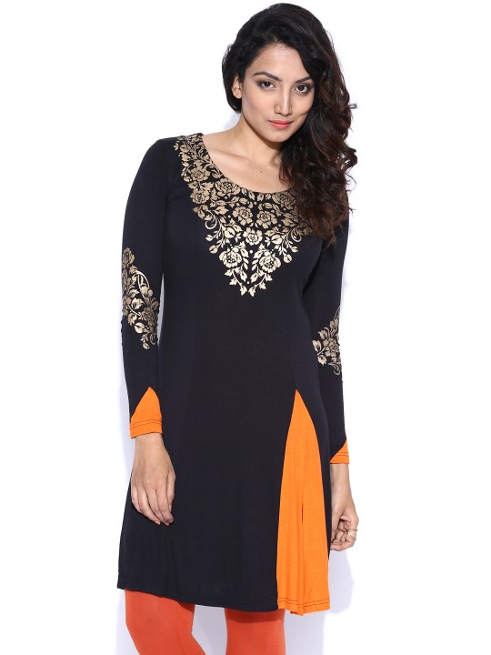 Festive by Black Printed Kurta S