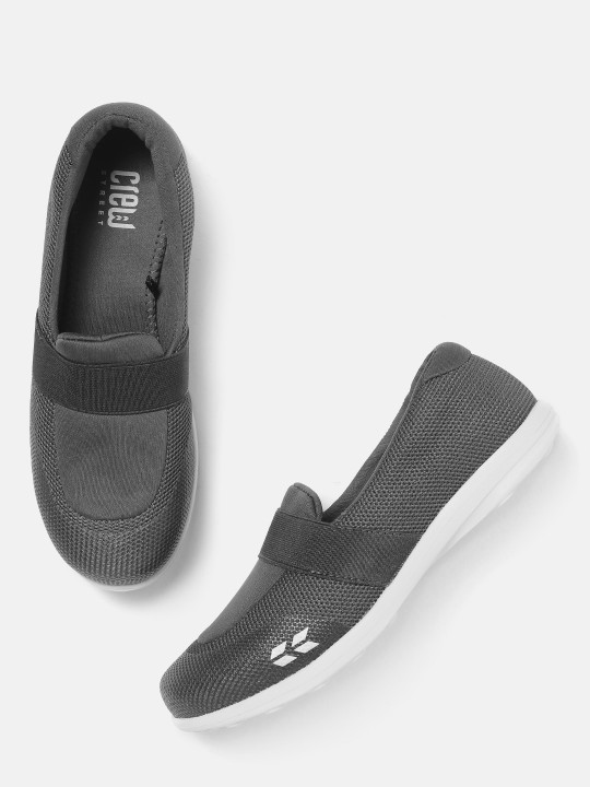 Crew STREET Women Charcoal Grey Running Shoes