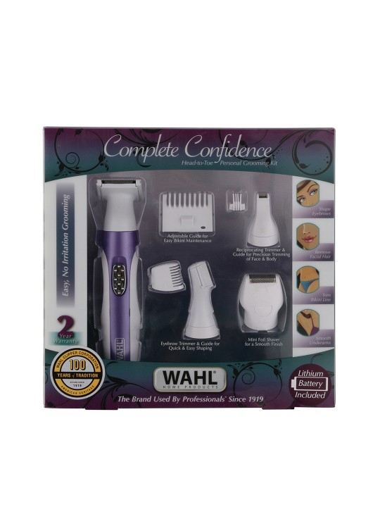 Wahl Women Complete Confidence Cordless Grooming Kit 05604-324 – White & Purple