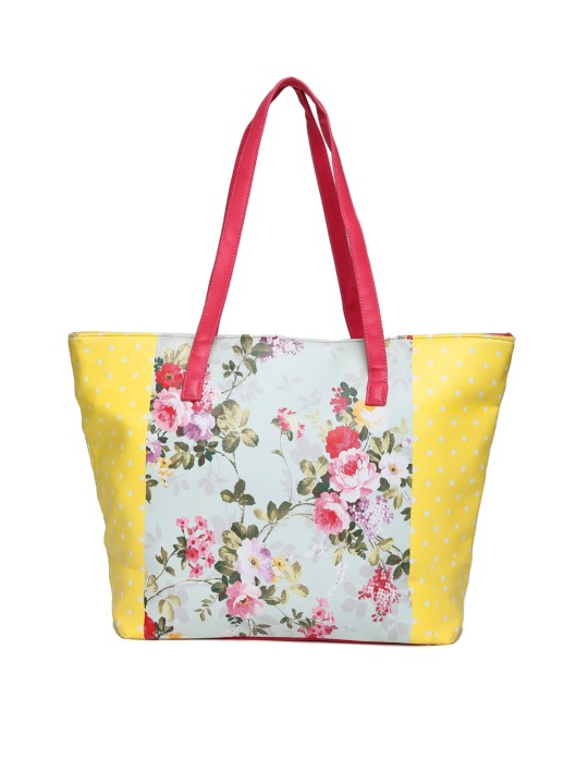 Multicoloured Floral Print Shoulder Bag