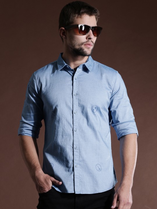 Sports Collection Chess Blue Shirt 39