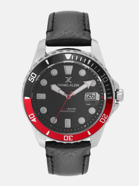Daniel Klein Men Black Analogue Watch DK12121-2