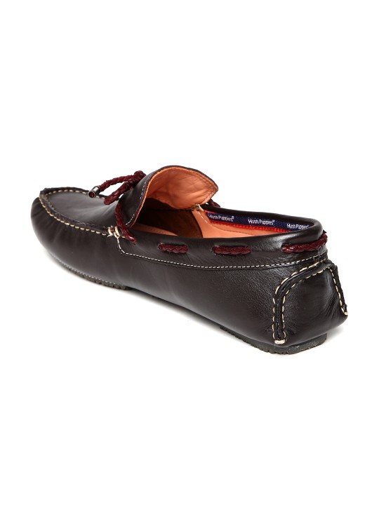 bata hush puppies leather shoes
