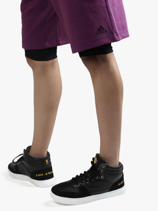 Los Angeles Lakers Black Sneakers 6