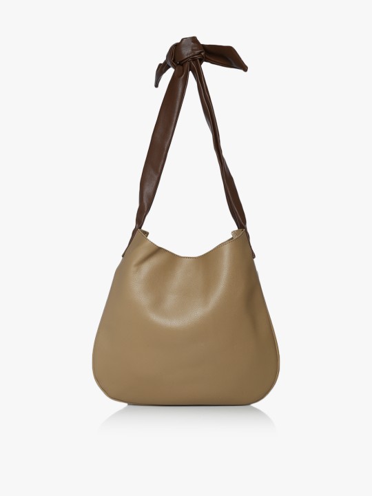 Brown PU Handbag