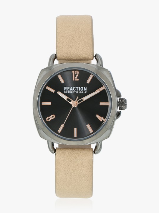 Beige/Black LeatherAnalogue Watch RK50100005