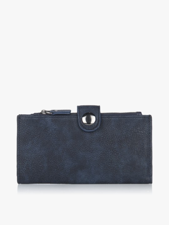Blue PU Clutch