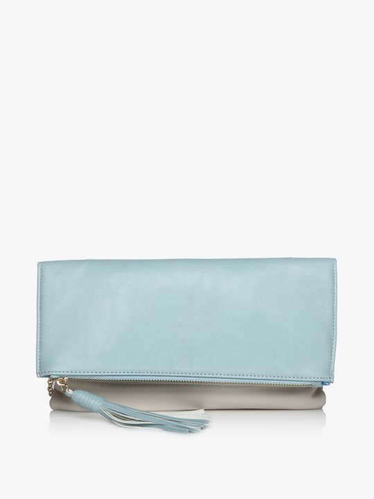 Blue/White/Cream Clutch