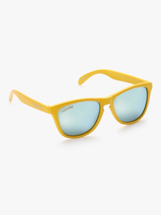 Soc-Fb-1010-C6m Silver/Yellow Wayfarer