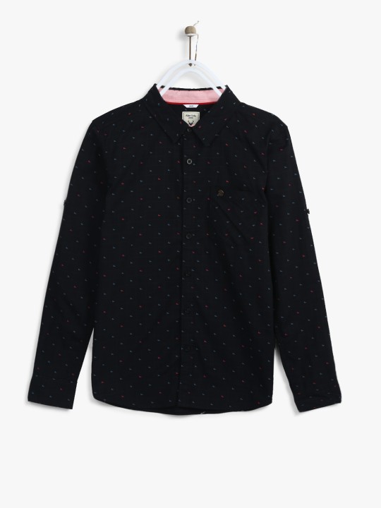 Black Slim Fit Casual Shirt 2-3Y -  827