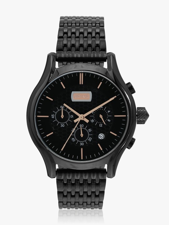 Black/Black Chronograph Watch