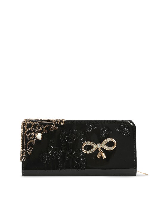 Black Embellished Clutch