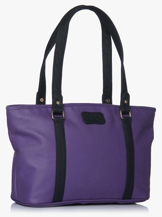Lm357 Purple/Black Shoulder Bag