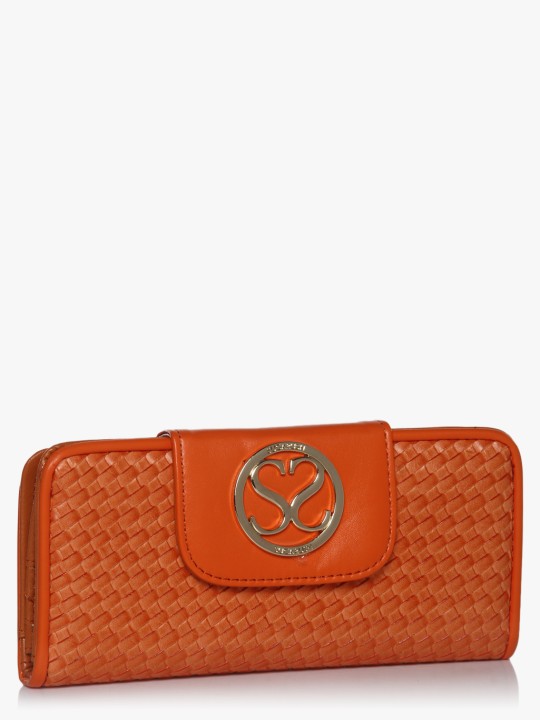 Brook Orange Flap Wallet