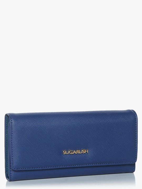 Harper Blue Flap Wallet