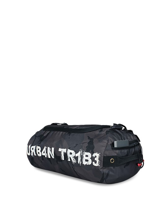 Black 23 Liters Plank Gym Duffel Bag